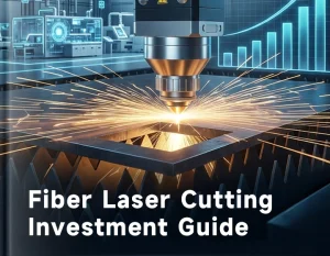 2026 Global Fiber Laser Cutting Machine Procurement Ultimate White Paper Cover - Detailed investment guide for smart manufacturing and modern laser technology from 3kW to 60kW, featuring rising ROI graph.