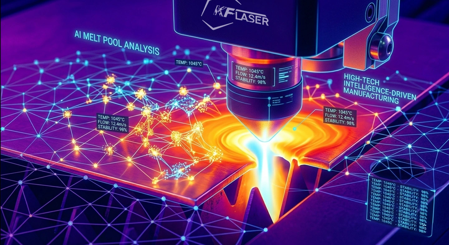 AI-driven closed-loop feedback monitoring the melt pool for consistent Copper Laser Cutting quality.