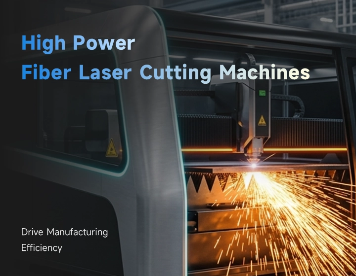 2026 model high power 20kW fiber laser cutting machine with fully enclosed cabin for industrial manufacturing efficiency.